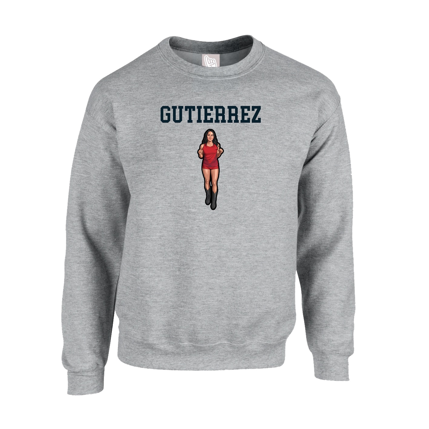 Fleece Crew — Shirsey in Grey