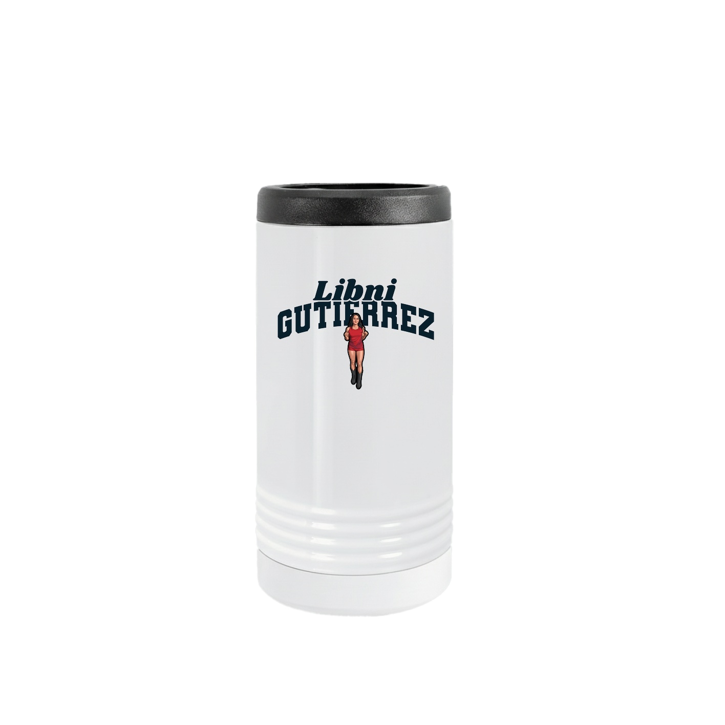 Slim Beverage Holder — Signature Arch in White