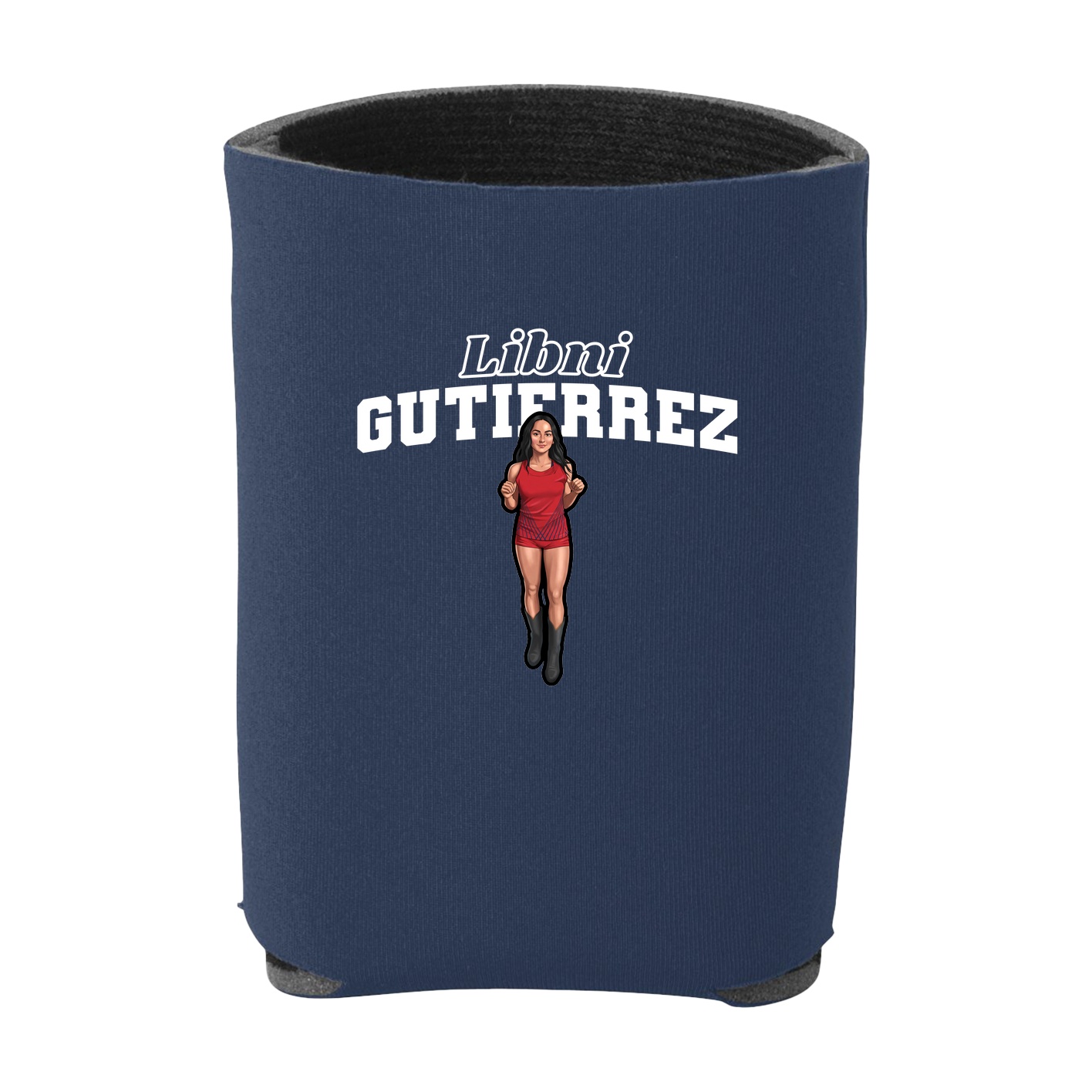 Can Holder — Name Arch in Navy