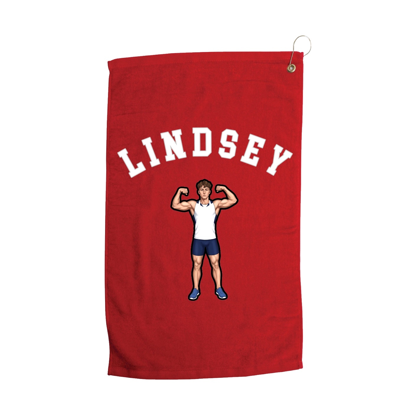 Golf Towel — Shirsey Arch in Red