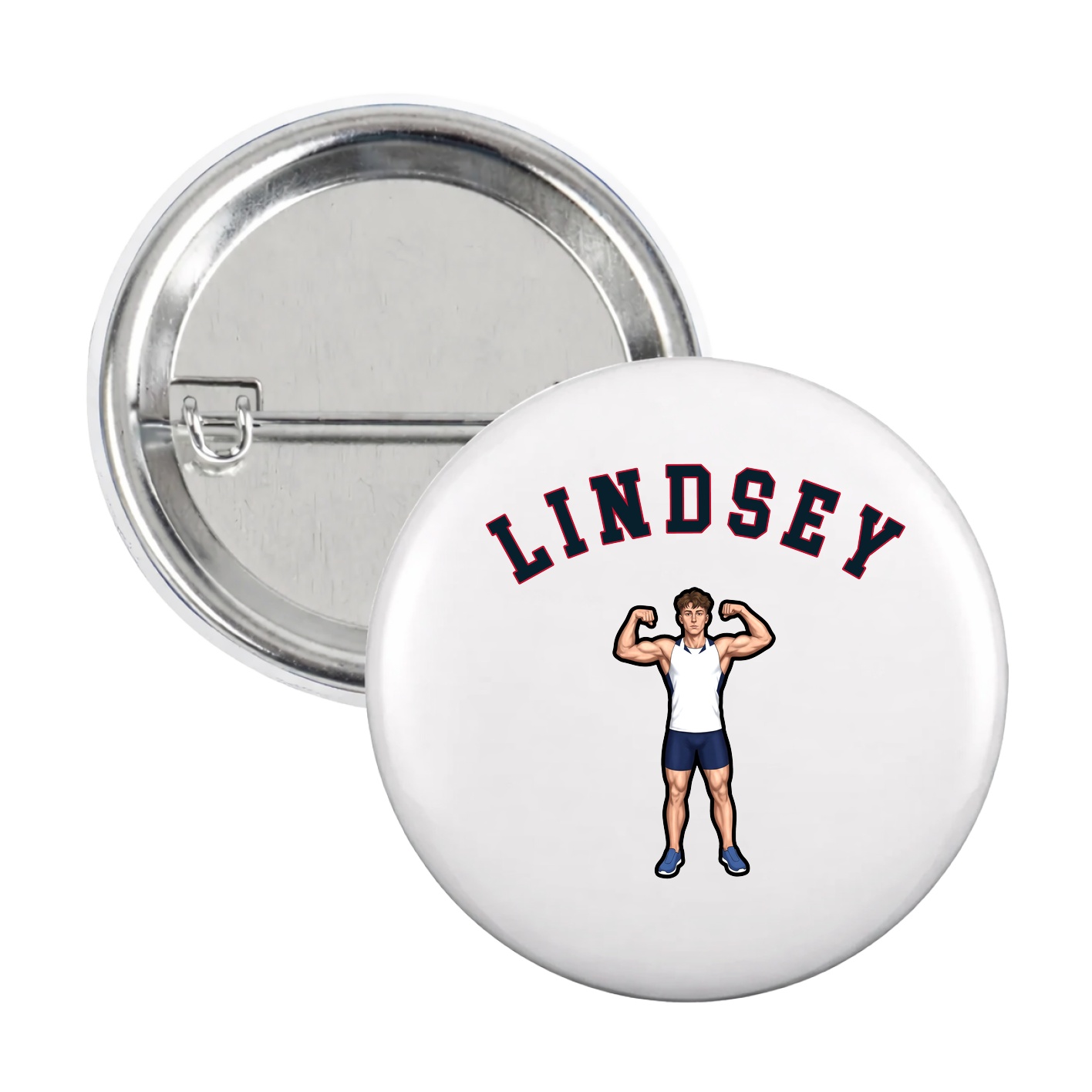 Game Day Button — Shirsey Arch in White