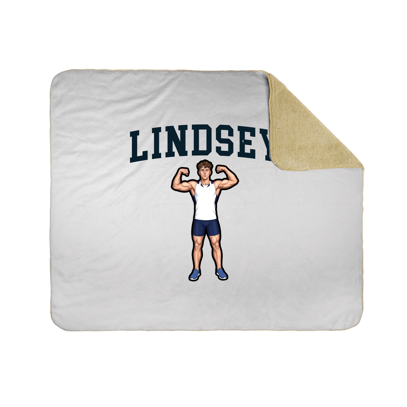 Throw Blanket — Shirsey in White