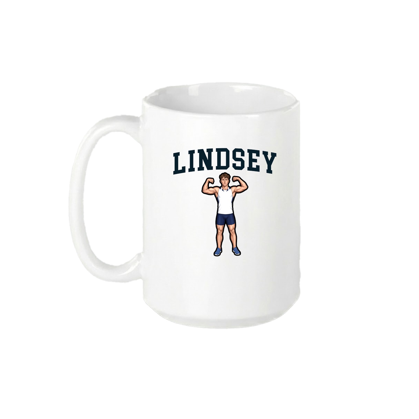15oz Coffee Mug — Shirsey in White