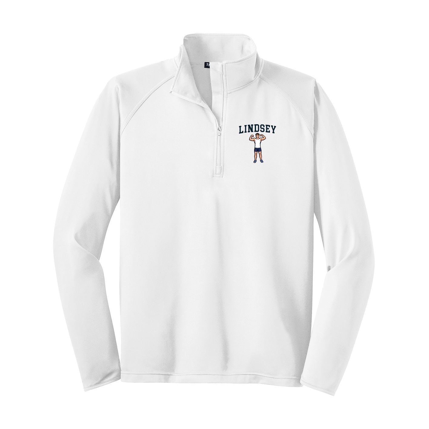 Q-Zip Pullover — Shirsey in White