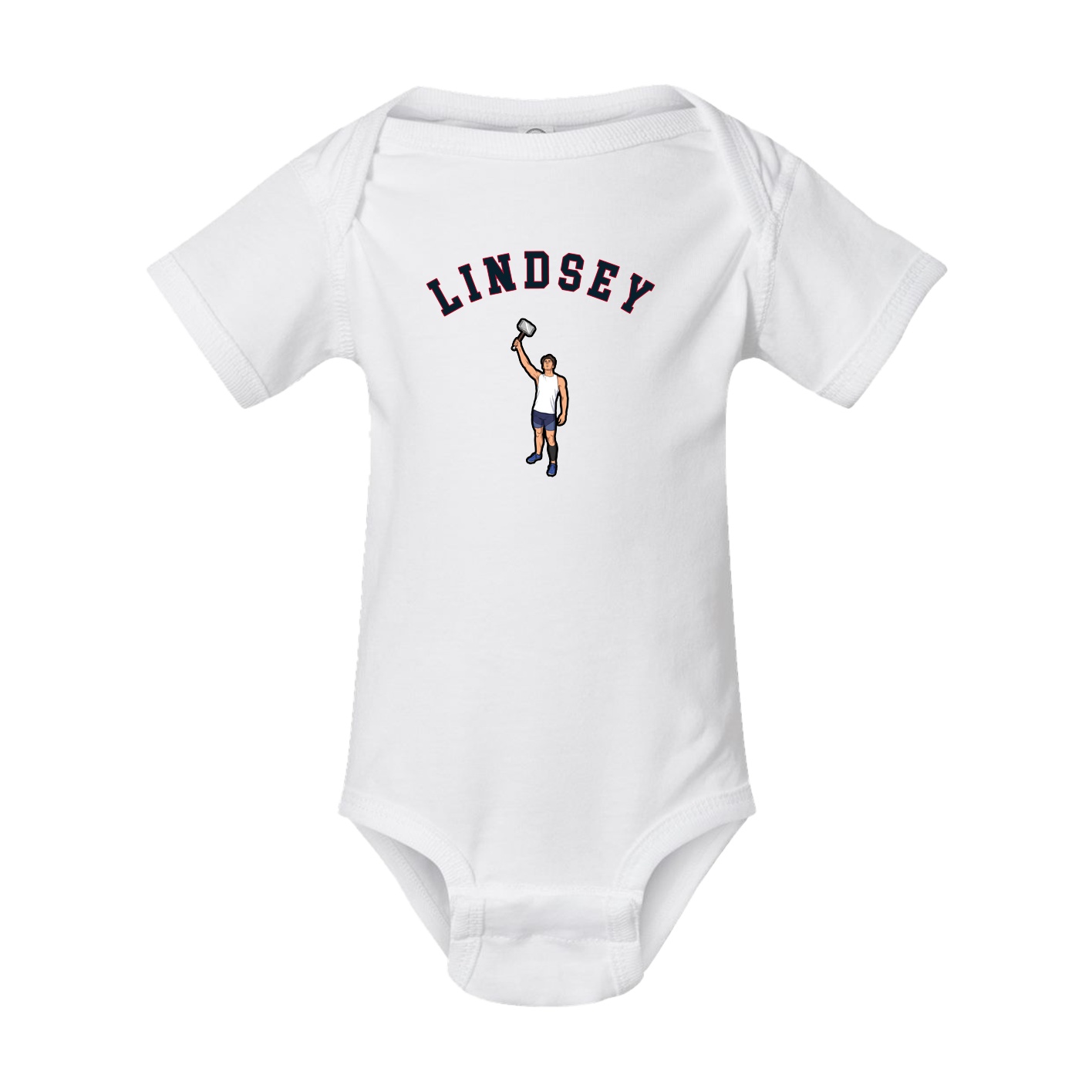 Baby Onesie — Shirsey Arch in White