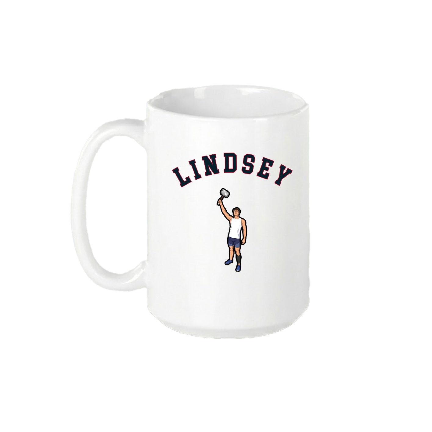 15oz Coffee Mug — Shirsey Arch in White