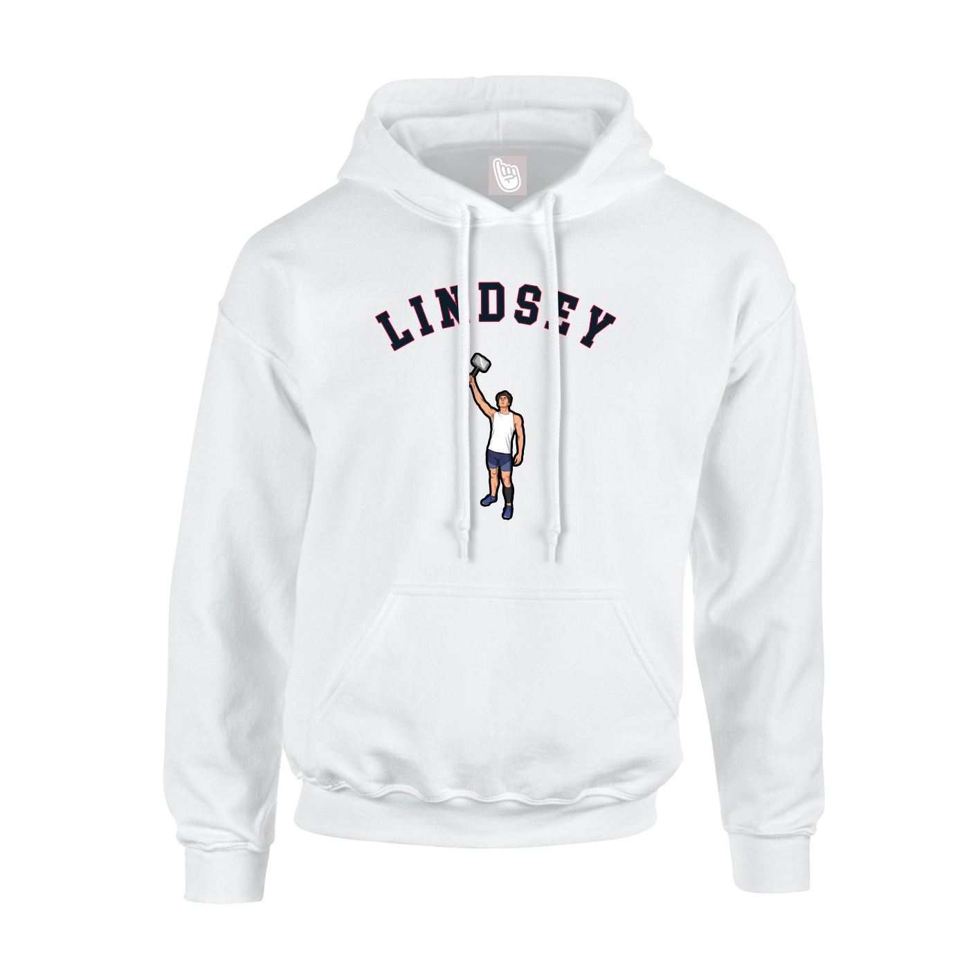 Hoodie — Shirsey Arch in White