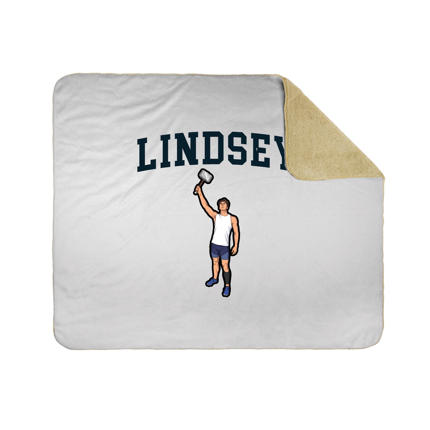 Throw Blanket — Shirsey in White