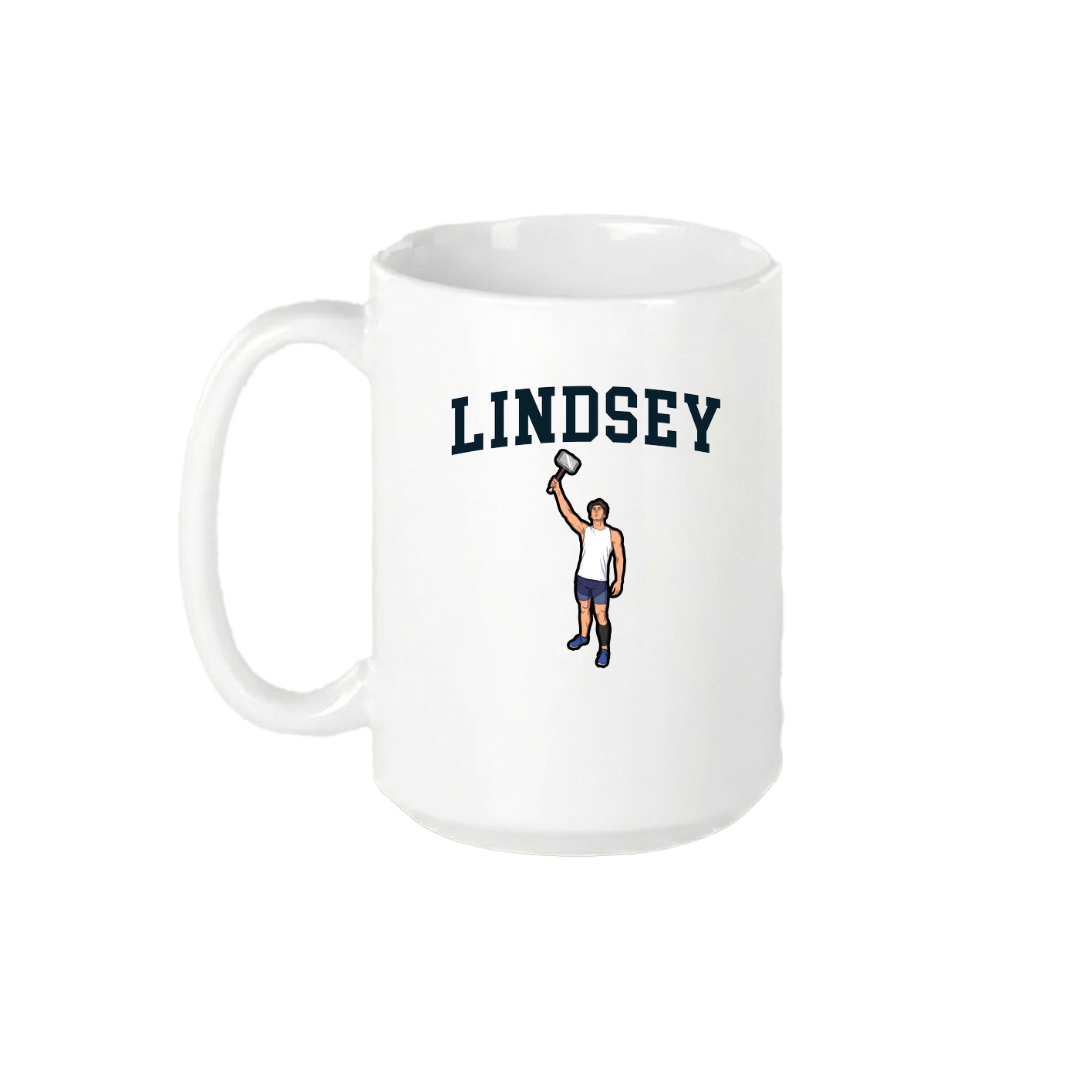 15oz Coffee Mug — Shirsey in White