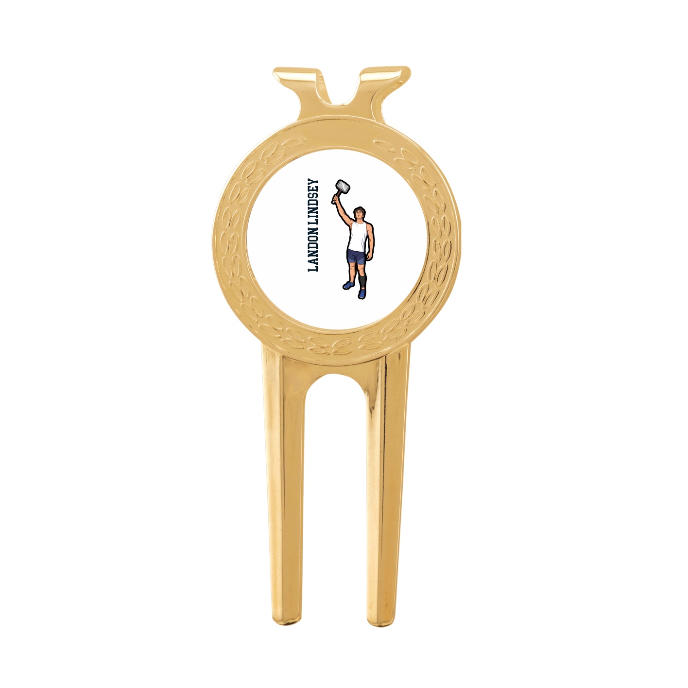 Divot Tool with Ball Marker — Name Vertical in Classic