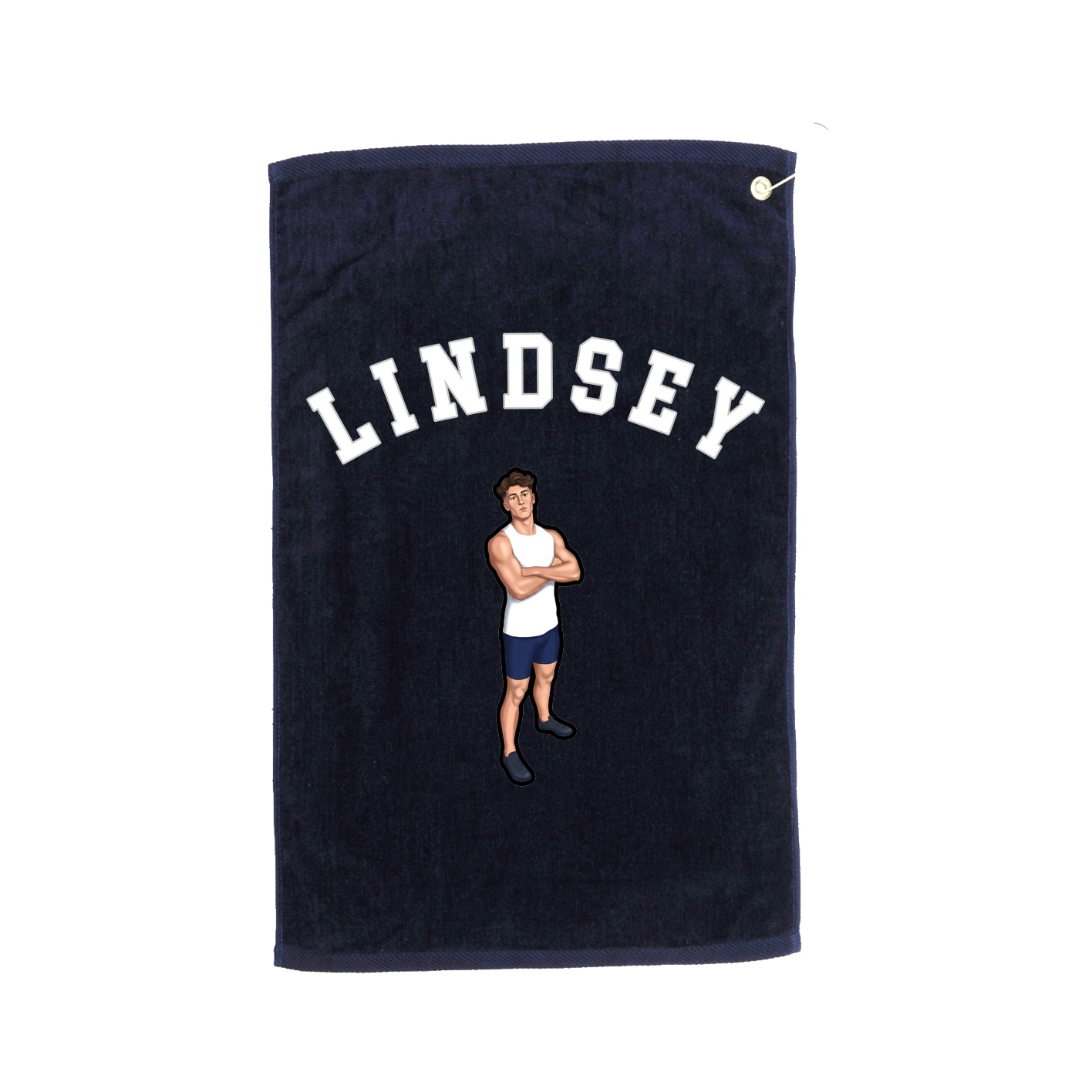 Golf Towel — Shirsey Arch in Navy