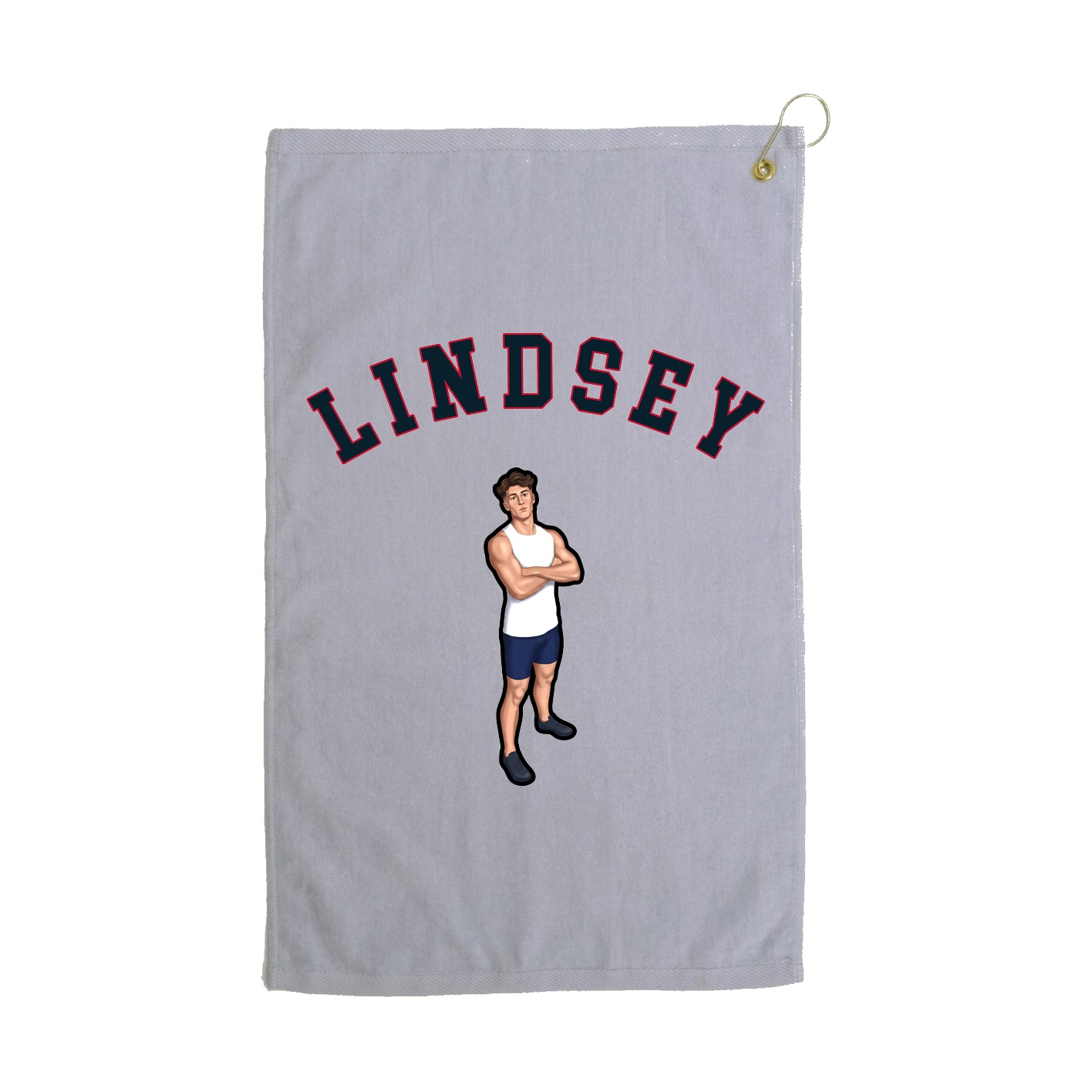 Golf Towel — Shirsey Arch in Grey