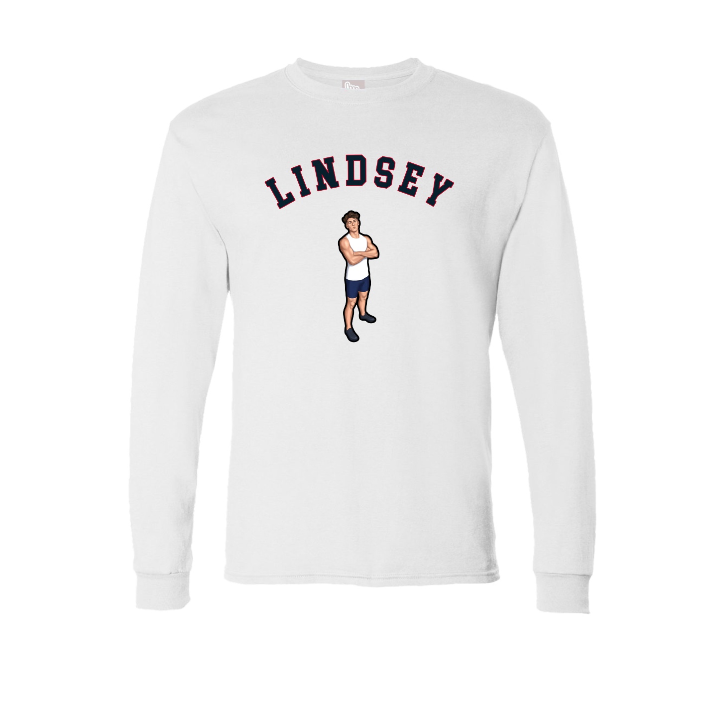 Long Sleeve Tee — Shirsey Arch in White