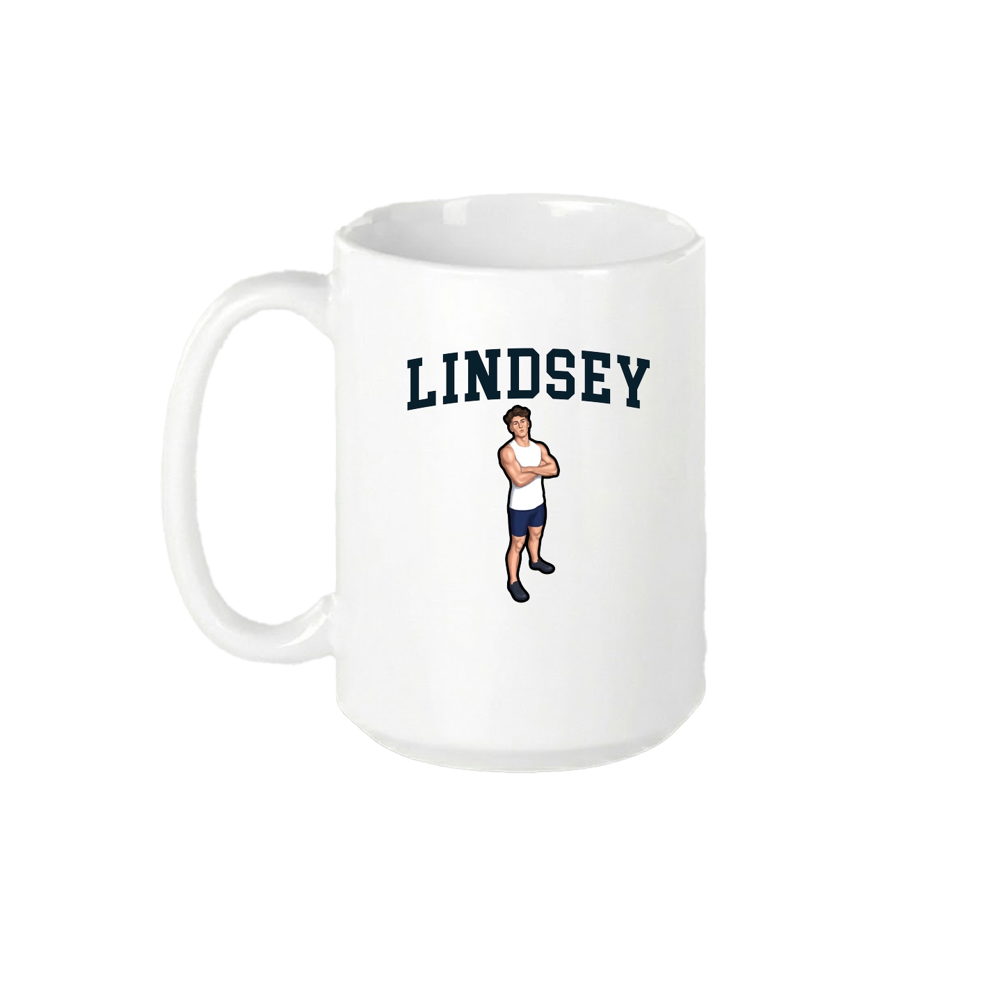 15oz Coffee Mug — Shirsey in White
