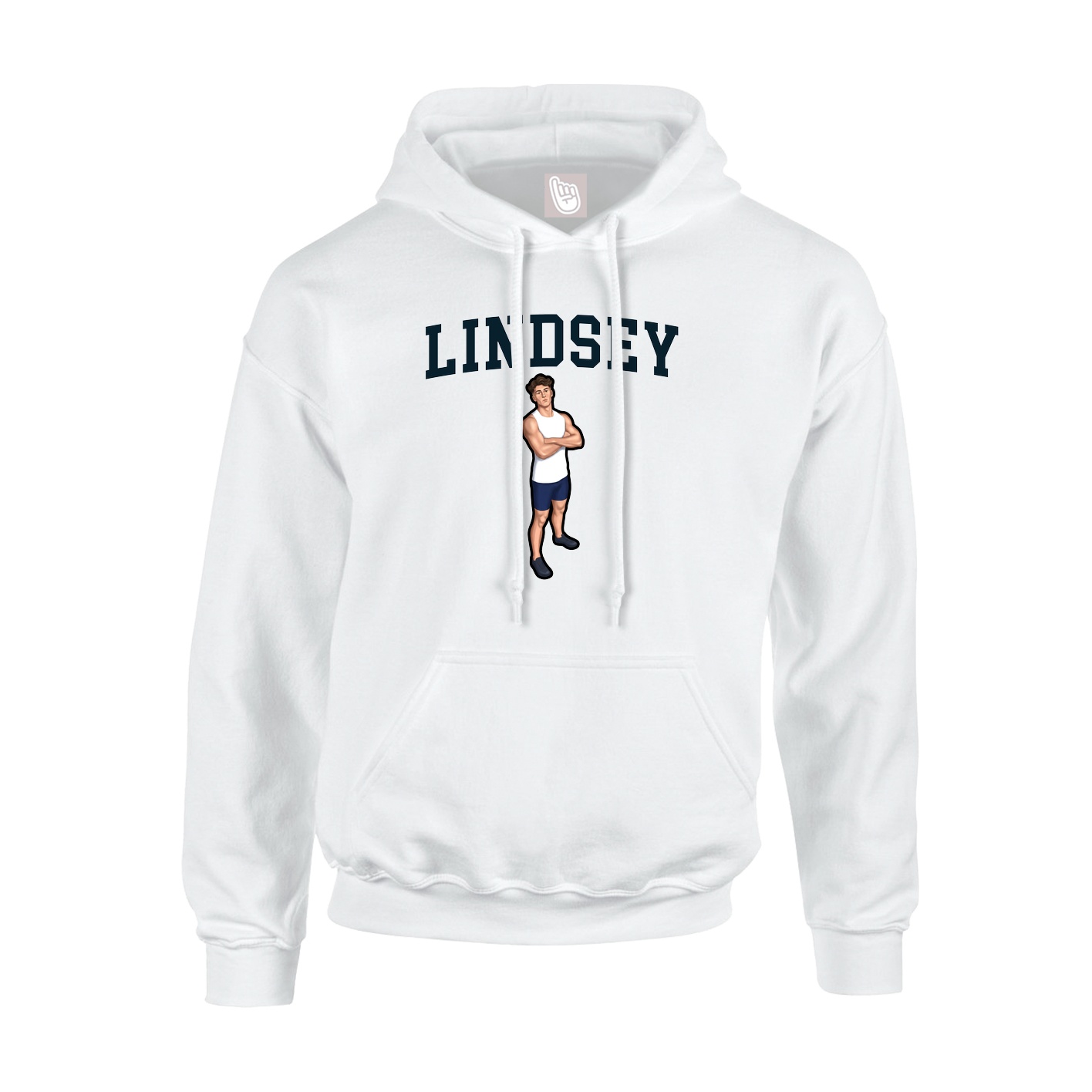 Hoodie — Shirsey in White