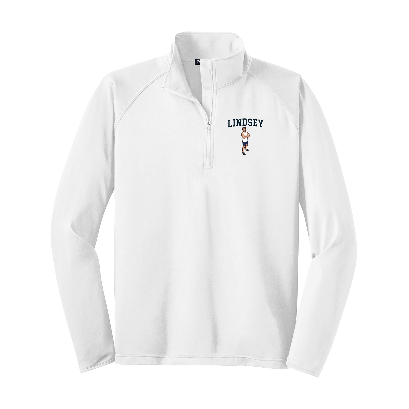 Q-Zip Pullover — Shirsey in White