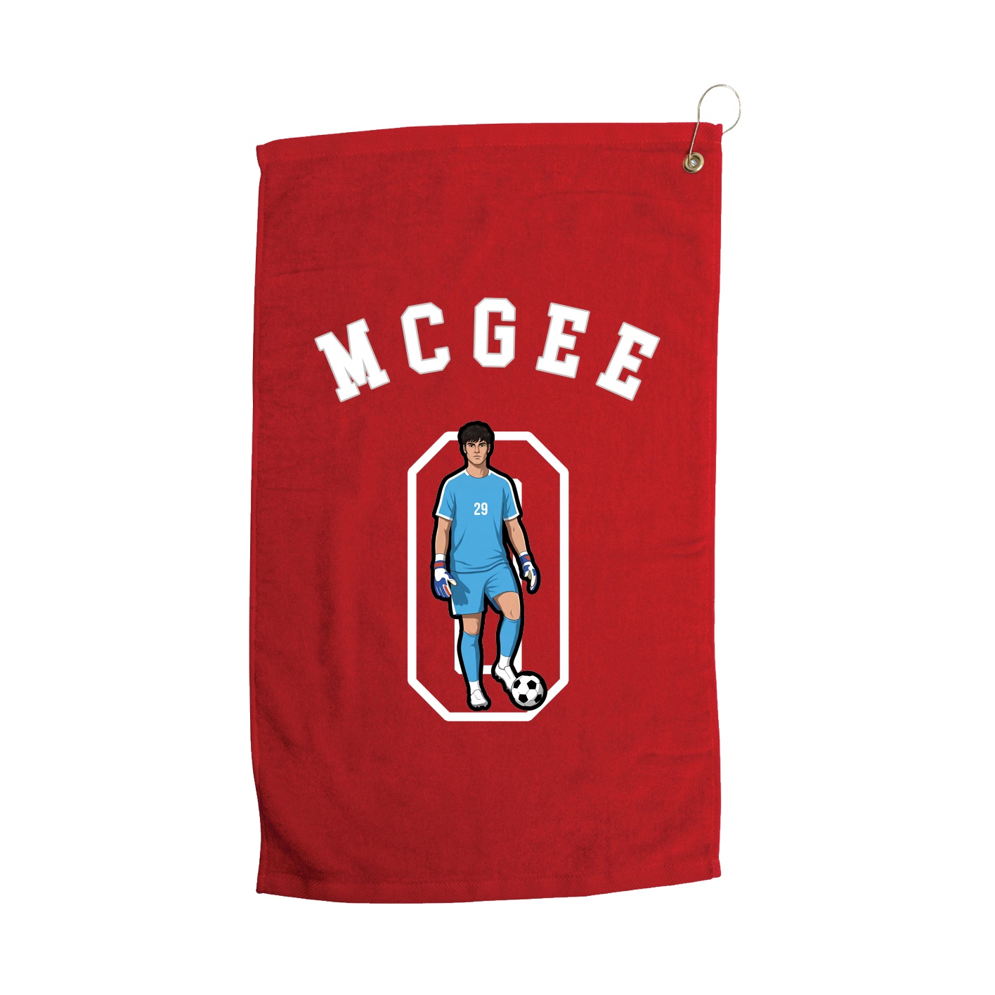 Golf Towel — Shirsey Arch in Red