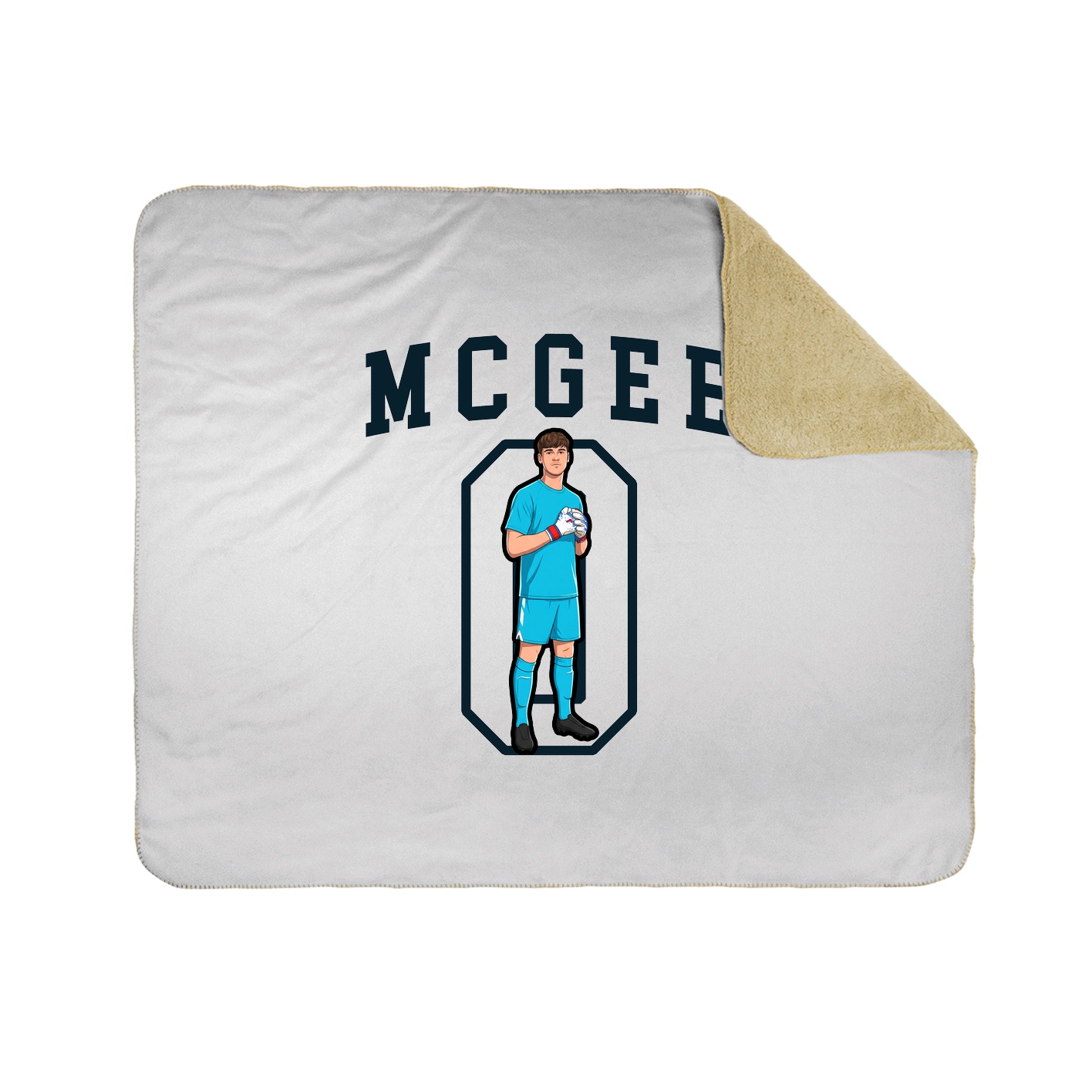 Throw Blanket — Shirsey in White