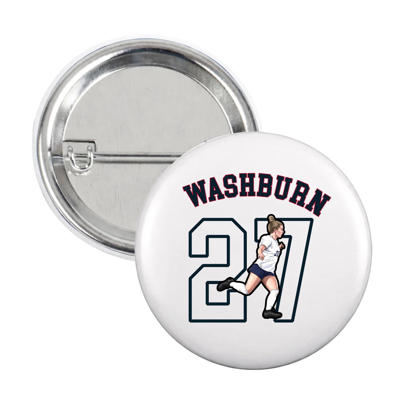 Game Day Button — Shirsey Arch in White