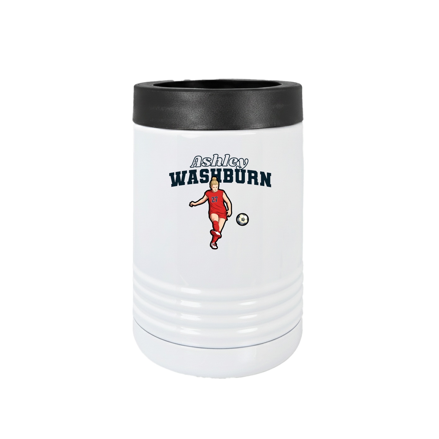 Beverage Holder — Name Arch in White