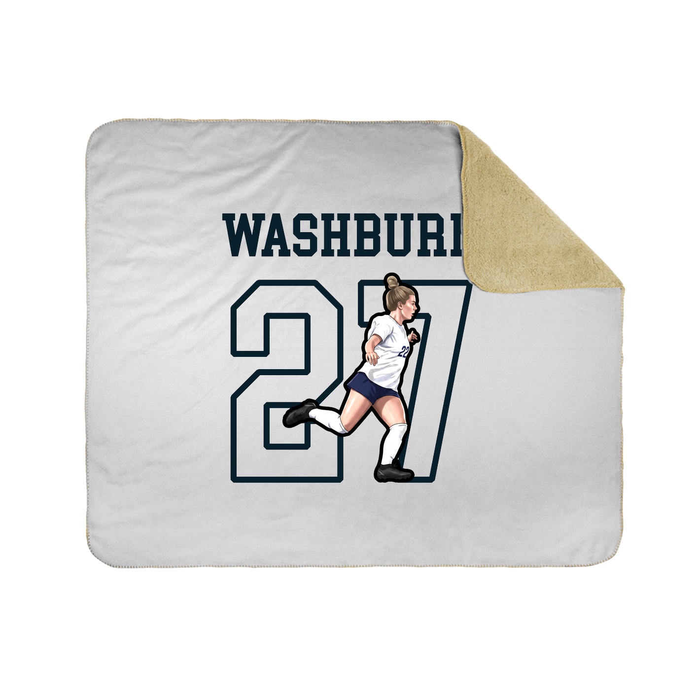 Throw Blanket — Shirsey in White