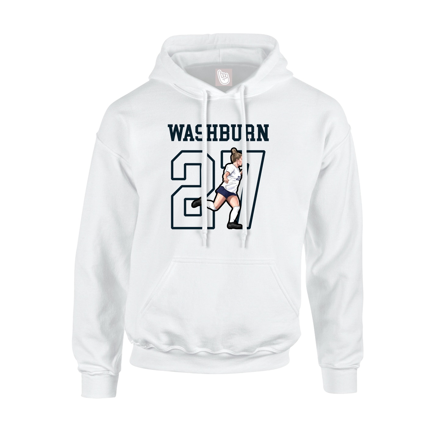 Hoodie — Shirsey in White