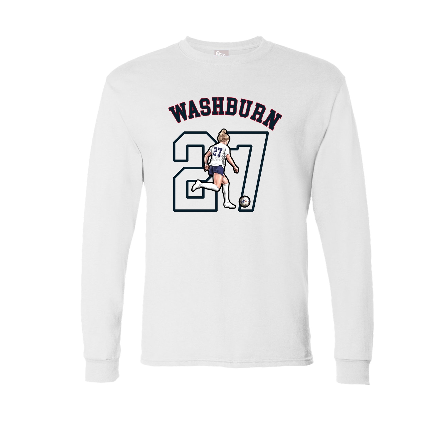 Long Sleeve Tee — Shirsey Arch in White