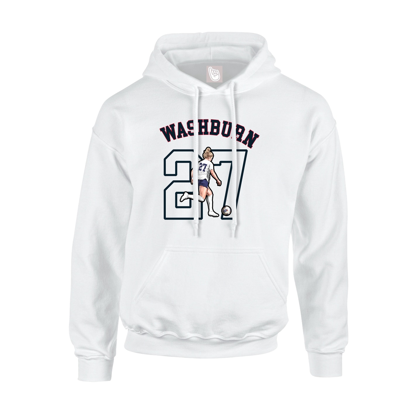 Hoodie — Shirsey Arch in White
