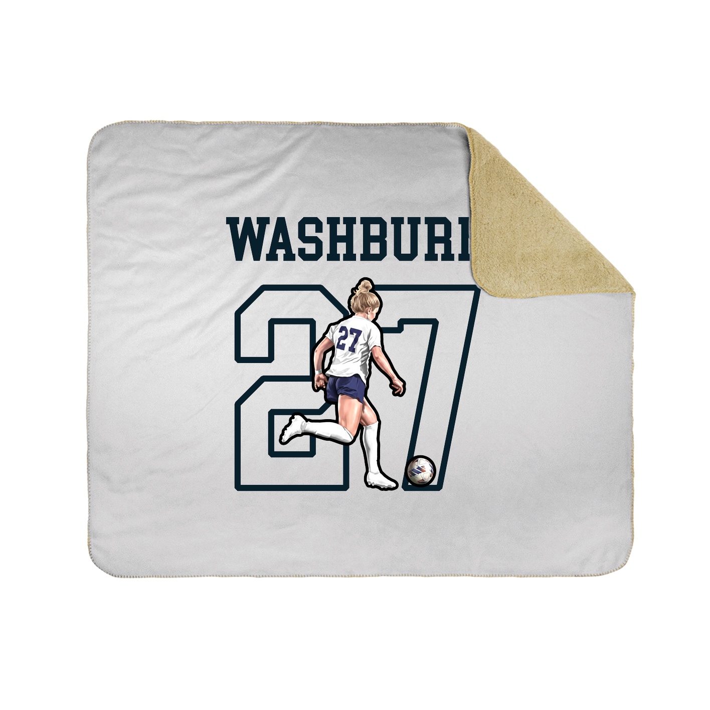 Throw Blanket — Shirsey in White