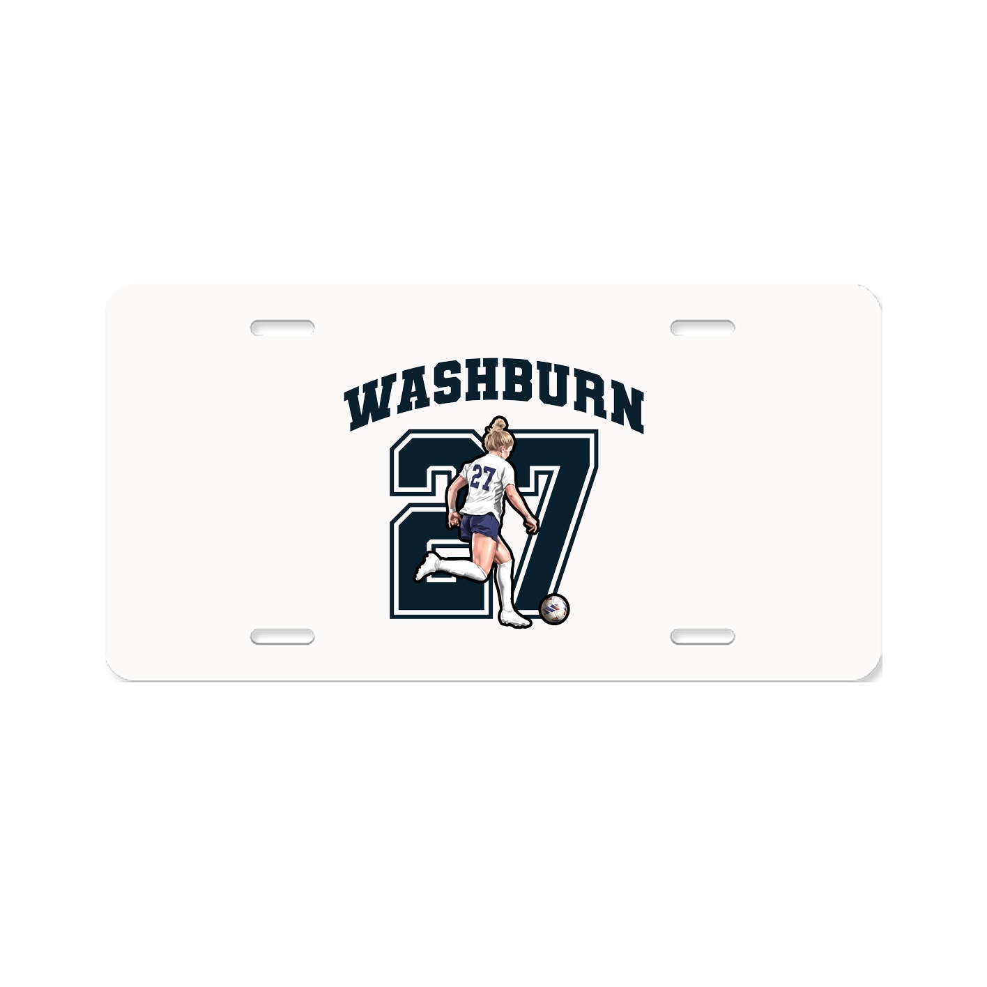 License Plate — Number in Classic