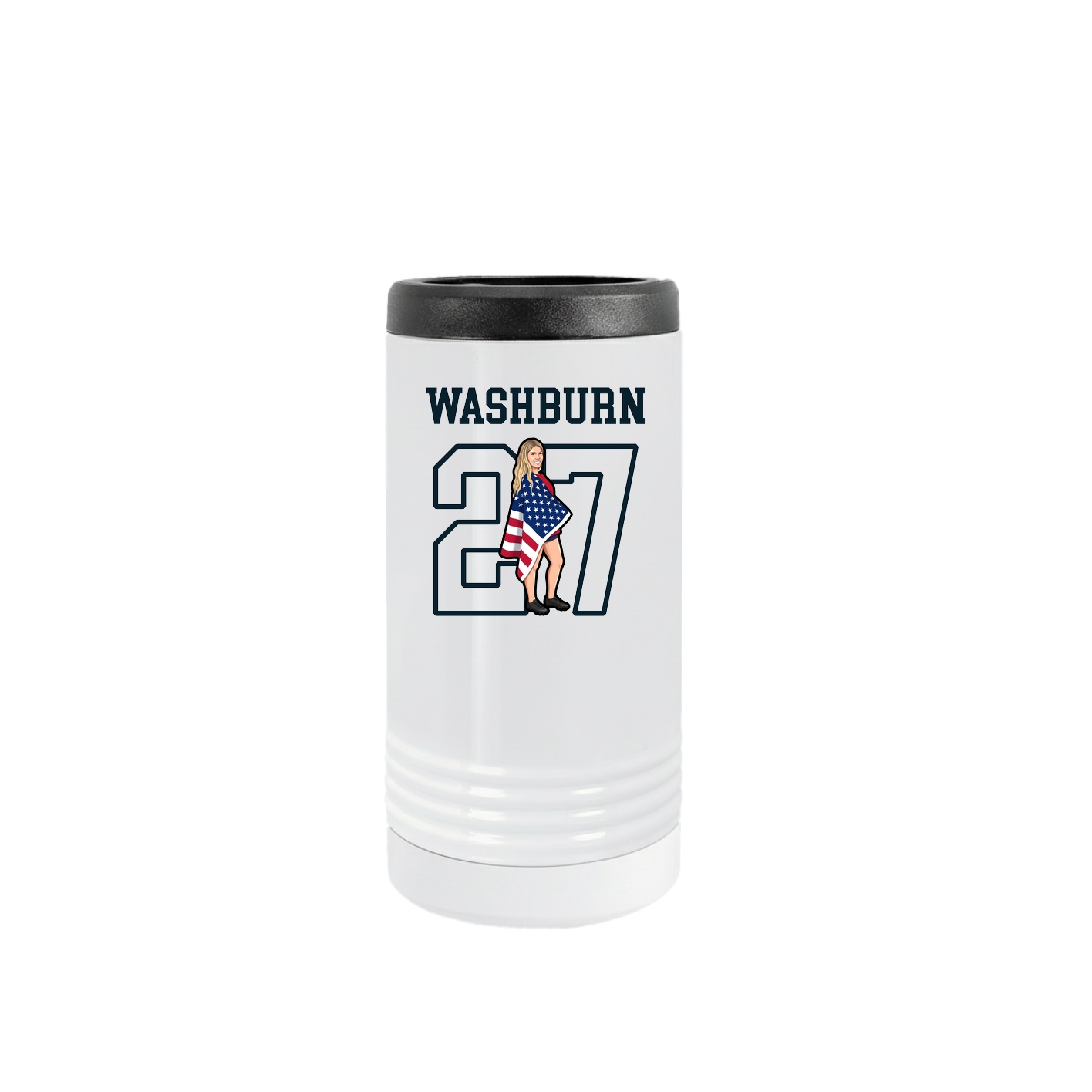 Slim Beverage Holder — Shirsey in White