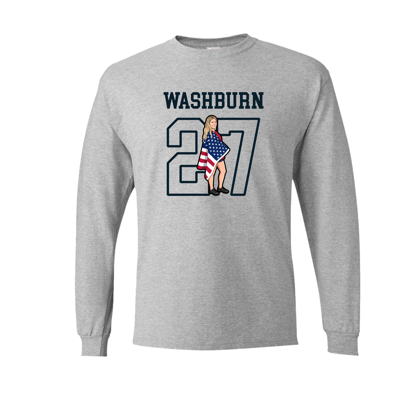 Long Sleeve Tee — Shirsey in Grey