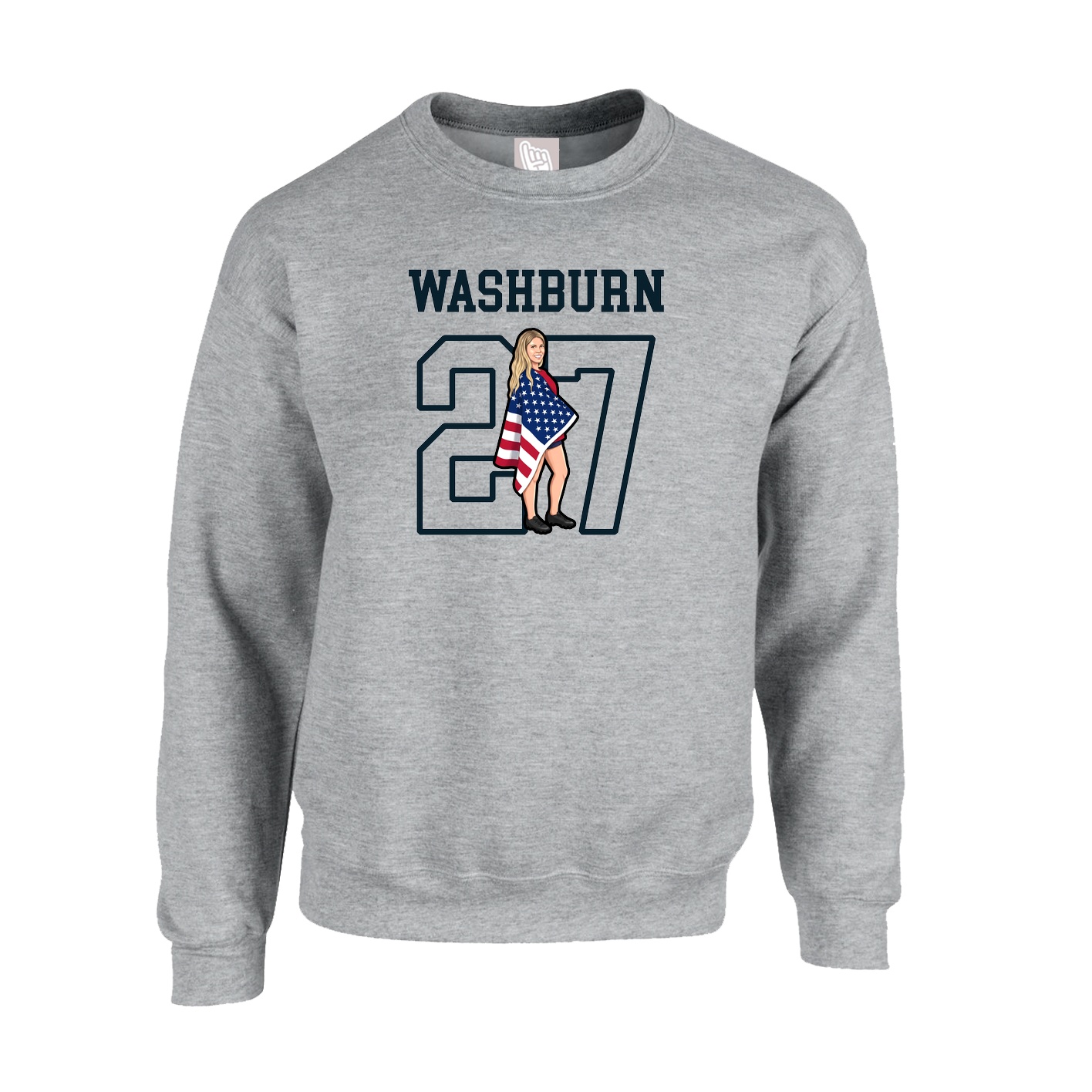 Fleece Crew — Shirsey in Grey