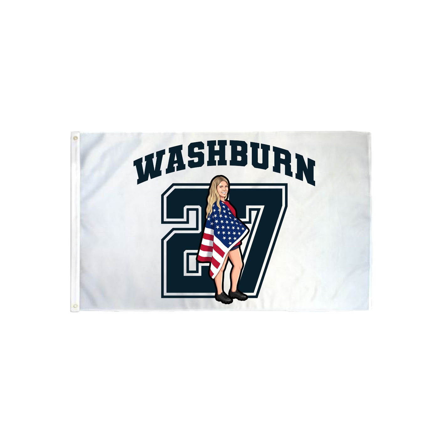 3x5 Flag — Number in Classic