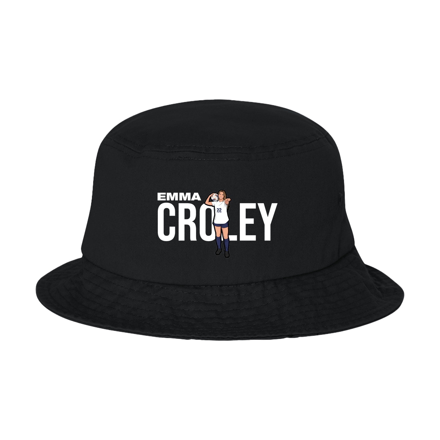 Bucket Cap — Player Name in Black