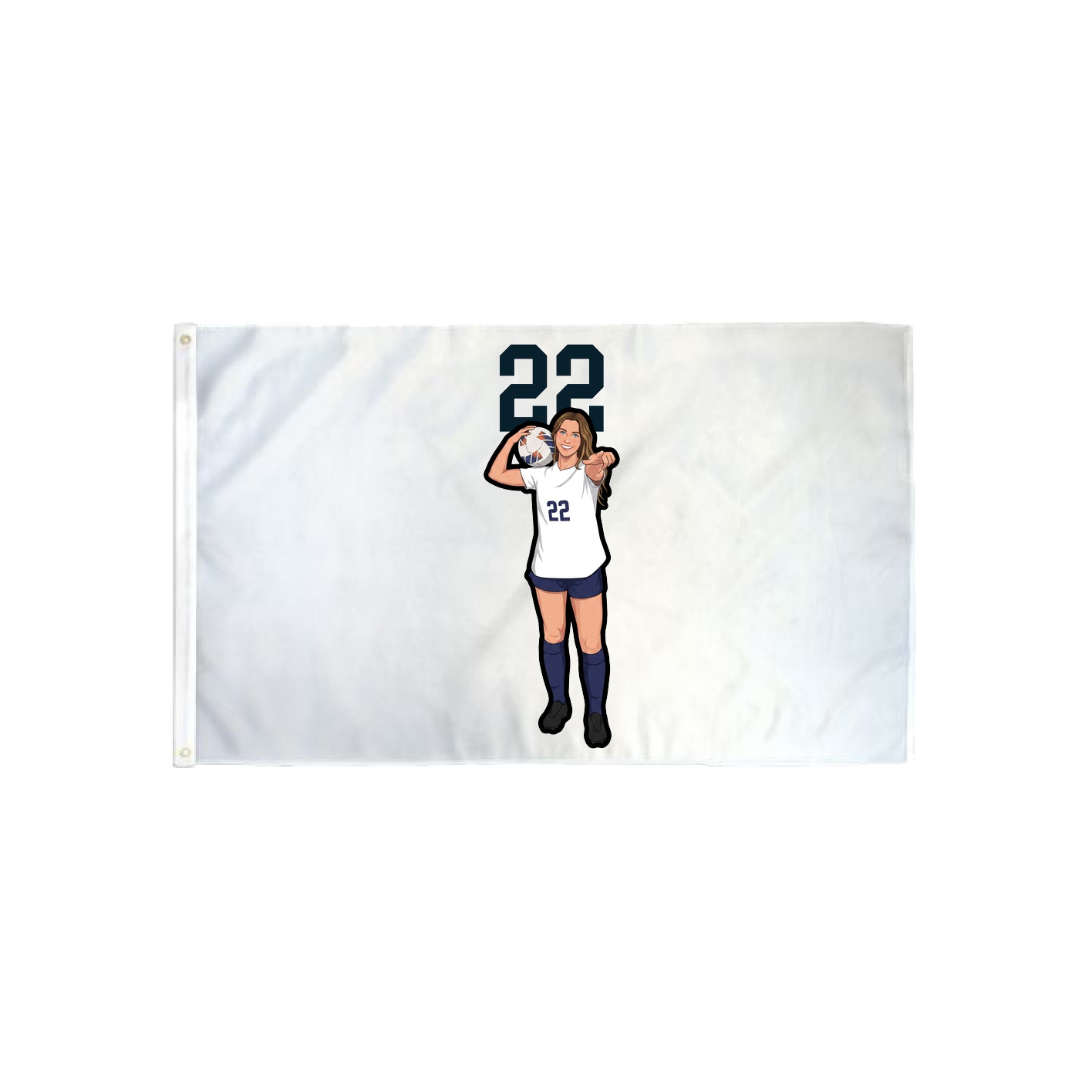3x5 Flag — Number Top in Classic