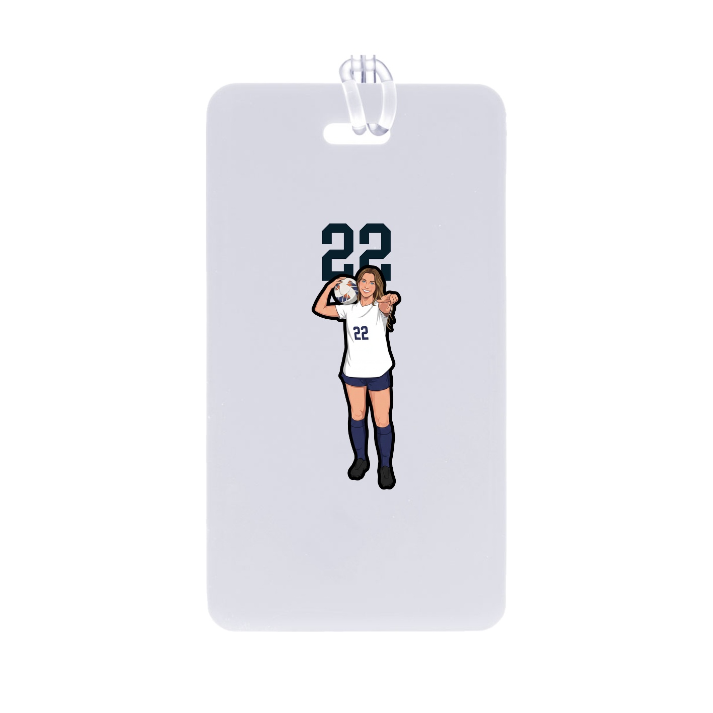 Bag Tag — Number Top in Classic
