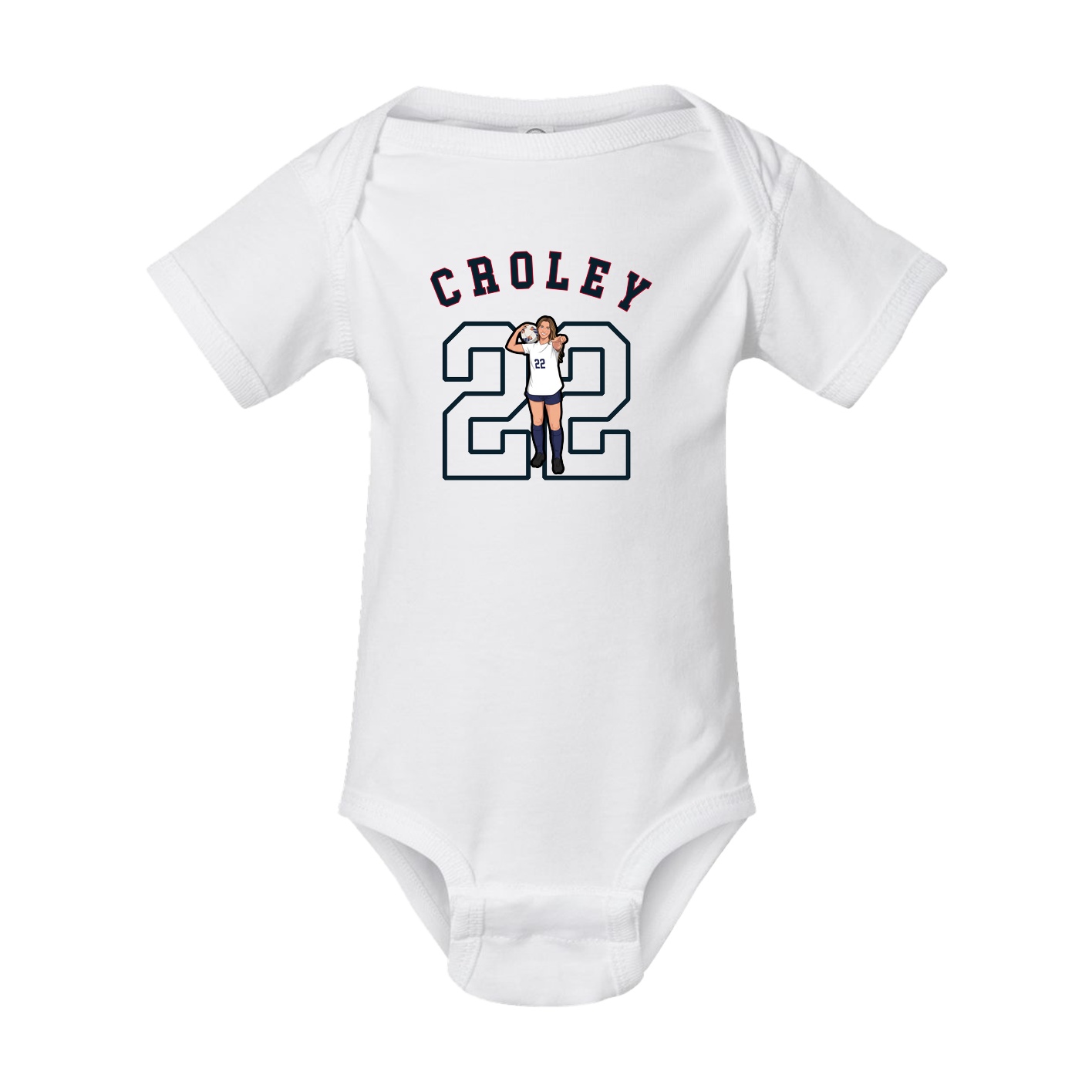 Baby Onesie — Shirsey Arch in White