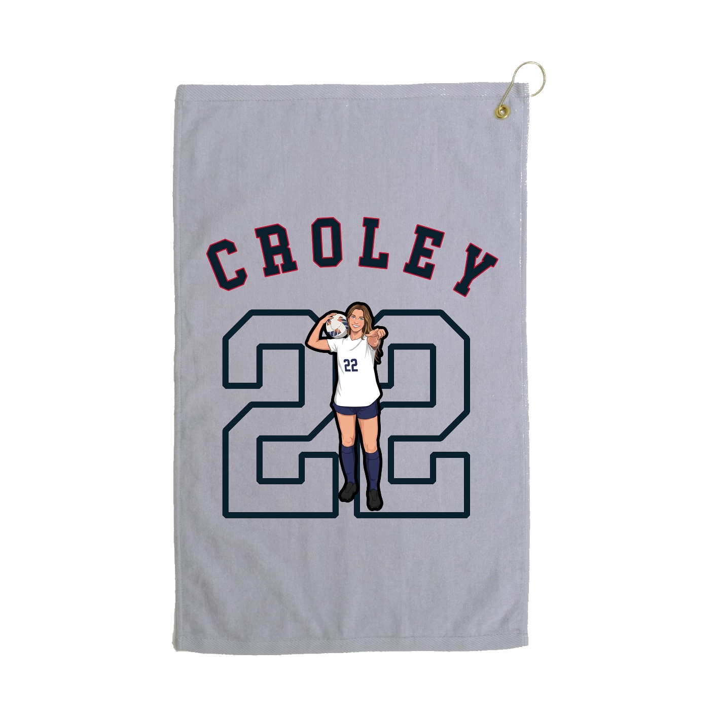 Golf Towel — Shirsey Arch in Grey