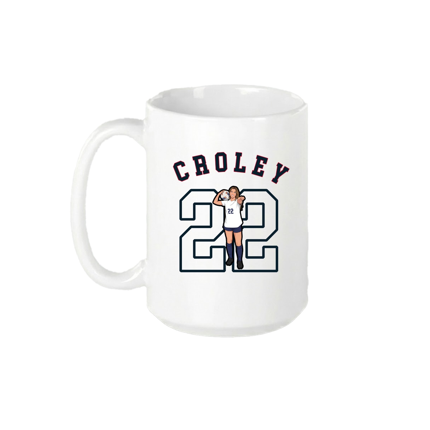 15oz Coffee Mug — Shirsey Arch in White