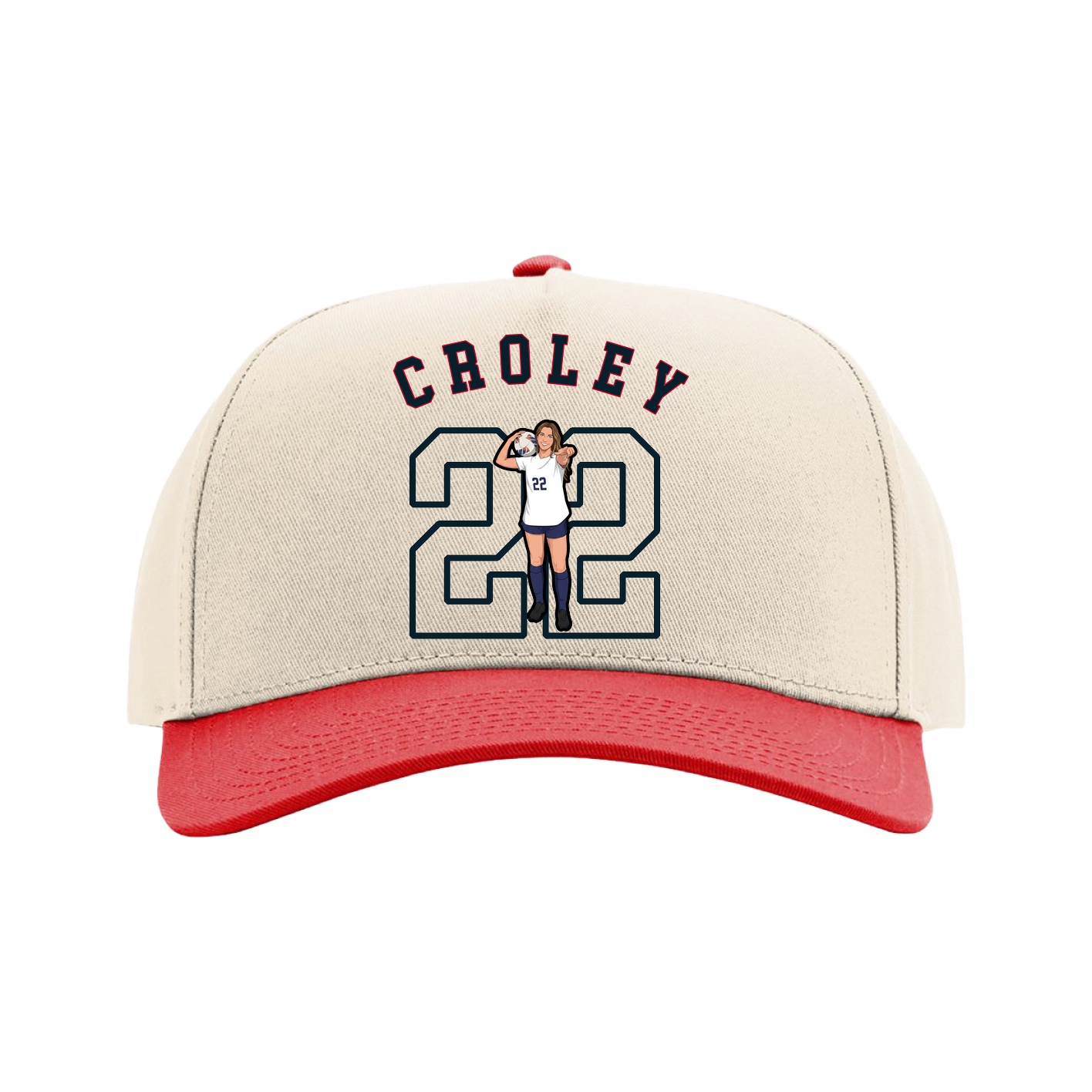 Full Fabric Five-Panel Champ Cap