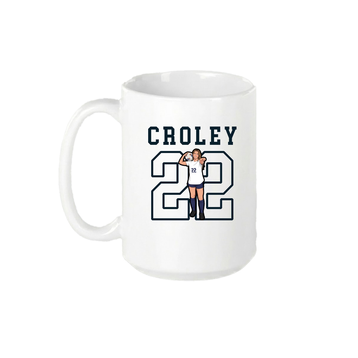 15oz Coffee Mug — Shirsey in White