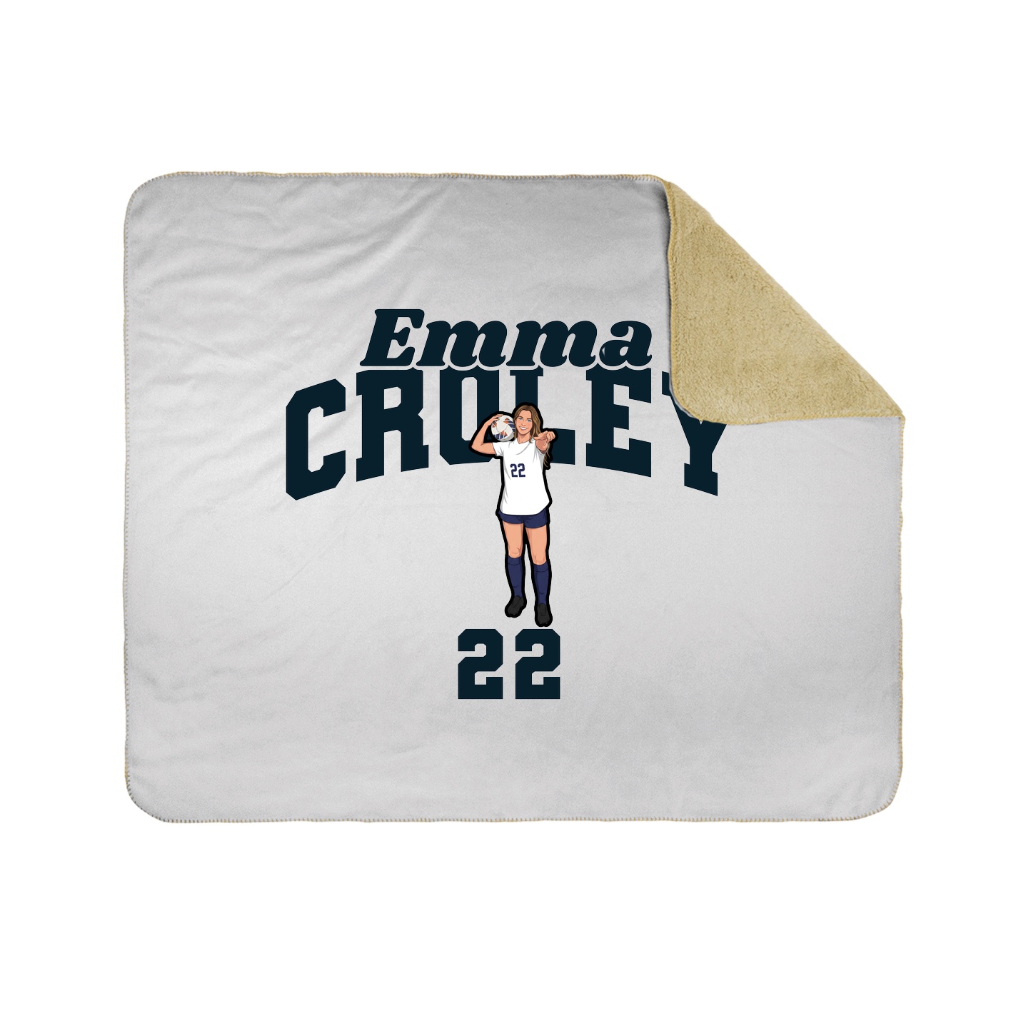 Throw Blanket — Signature Arch in White