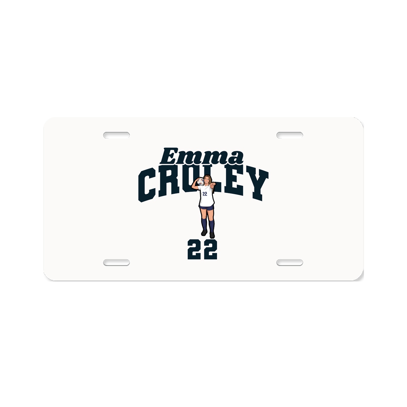 License Plate — Signature Arch in Classic