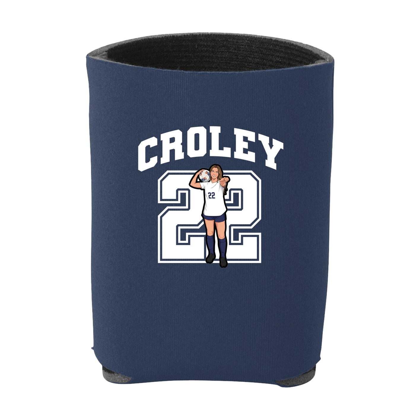 Can Holder — Number in Navy