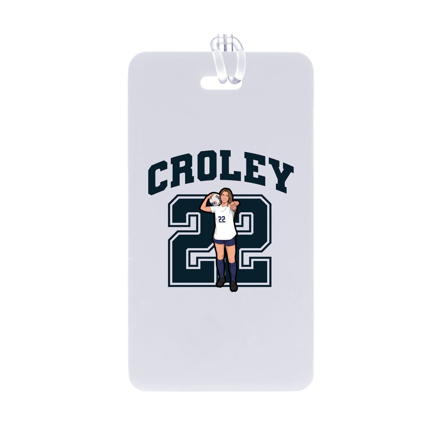 Bag Tag — Number in Classic