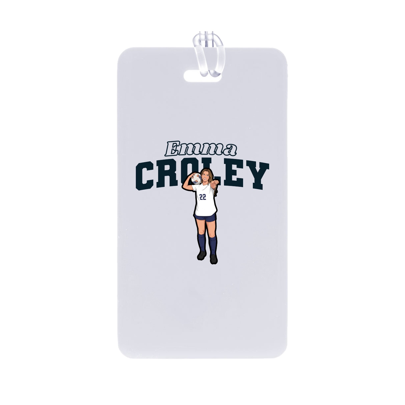 Bag Tag — Name Arch in Classic