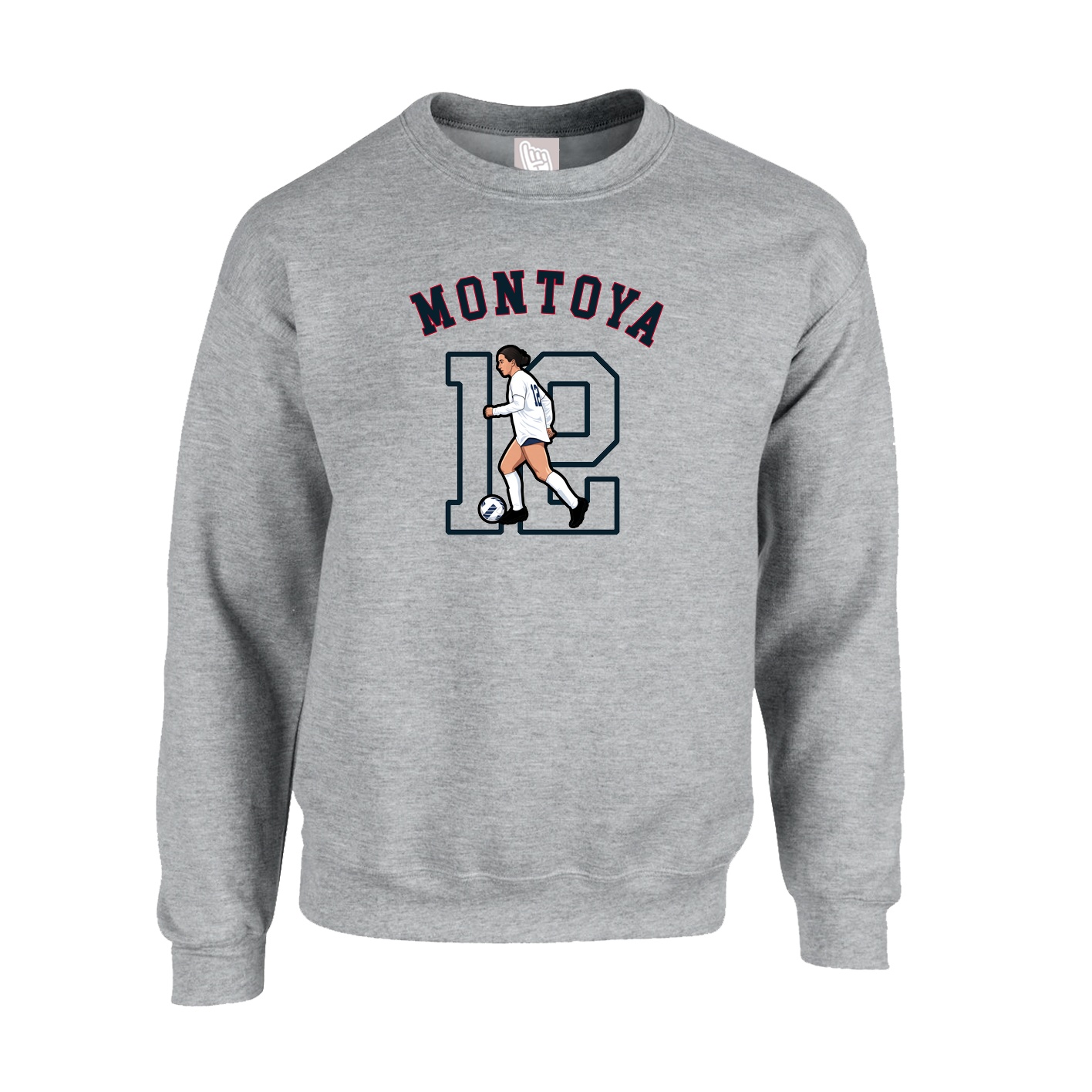Fleece Crew — Shirsey Arch in Grey