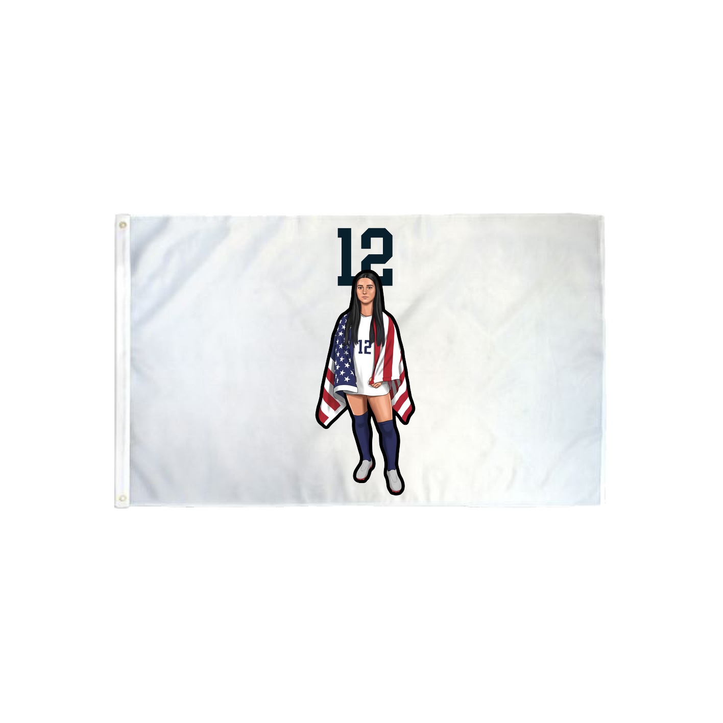 3x5 Flag — Number Top in Classic