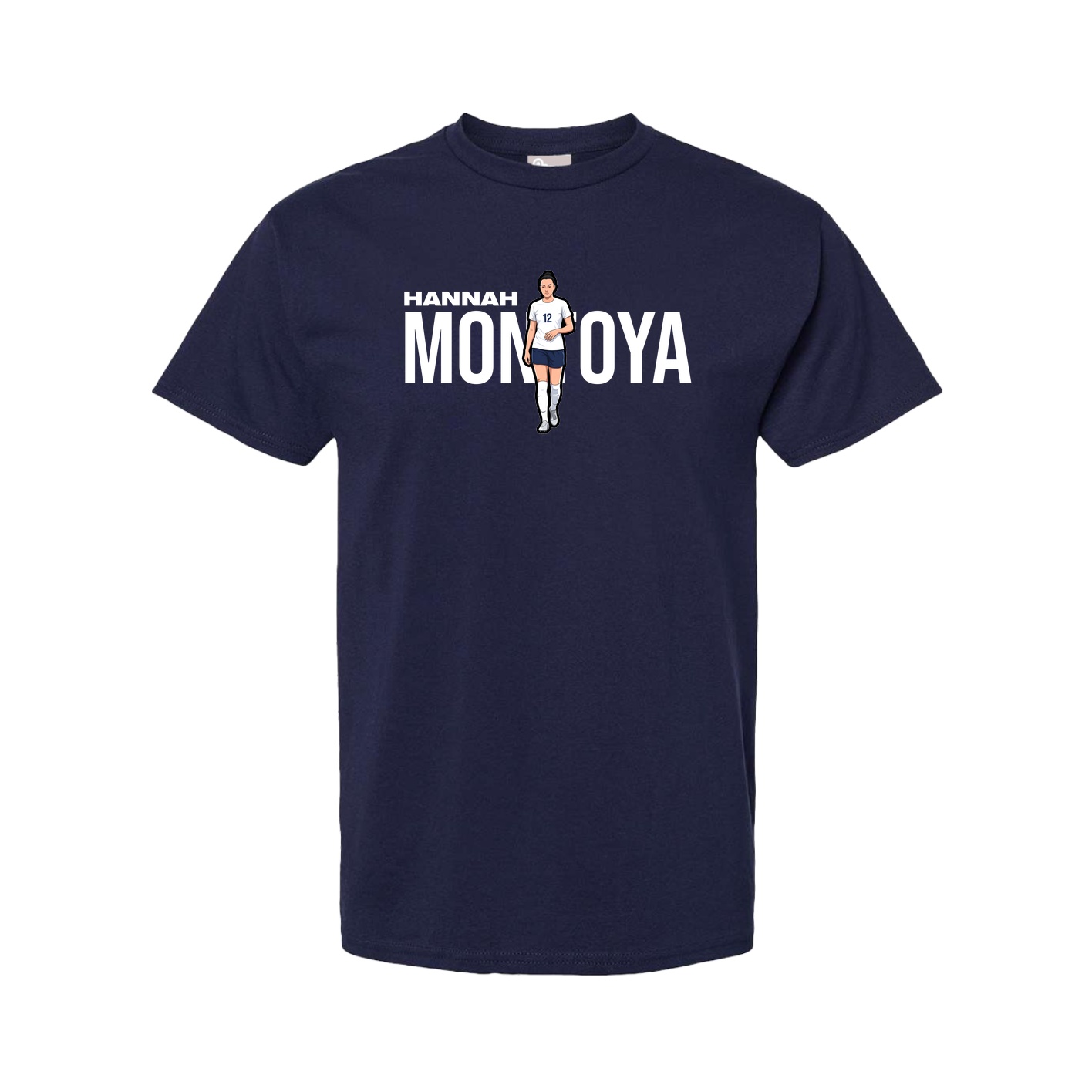 Tee — Player Name in Navy
